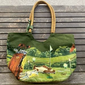 Vintage Annie Ormsby Golf Tote Bag